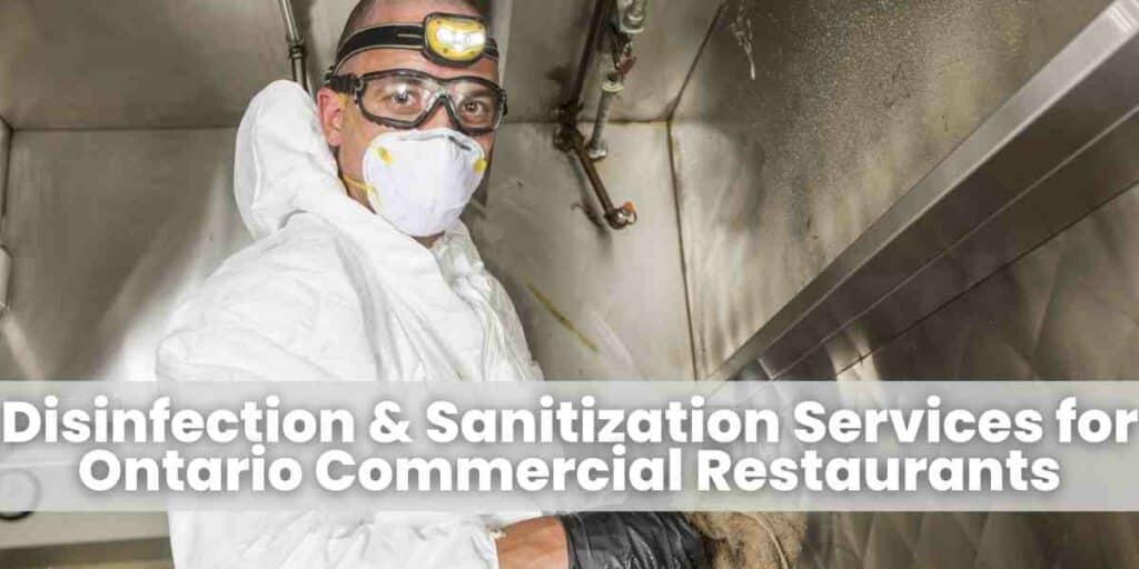 Disinfection & Sanitization Services for Ontario Commercial Restaurants